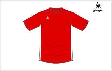 younger サイドライン ゲームシャツ