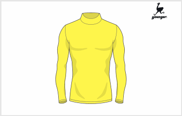 younger ハイネックインナー