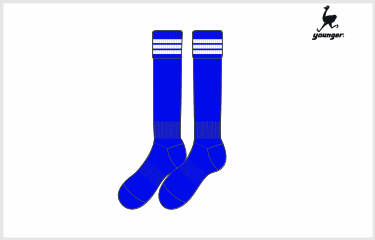 younger 無地 3本ラインストッキング