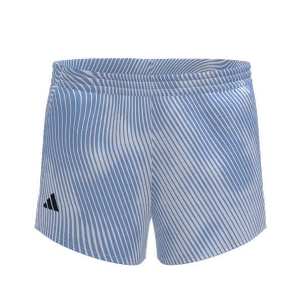 Adizero Essentials ランニング ショート Fluid Lines White Base(IT4458)
