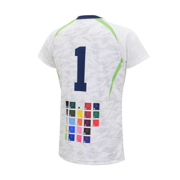 バレーボール QRS昇華プリント ゲームシャツ(CVMS01C)