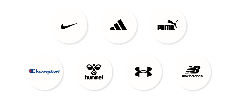 豊富なブランドラインナップ