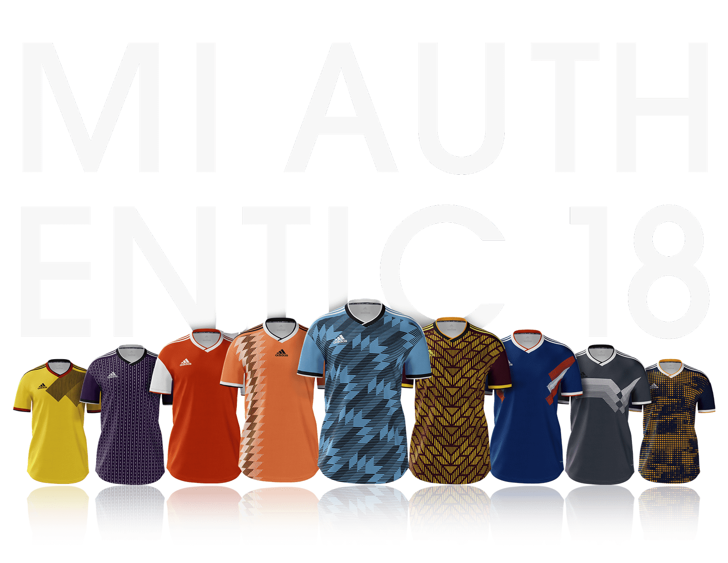 Mi Authentic18 サッカーユニフォーム フットサルユニフォーム製作専門店 Teammax チームマックス