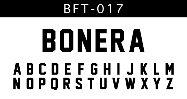 bonera ボネーラ フォント 017