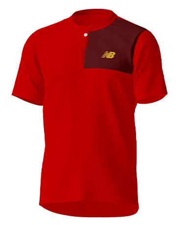 胸切り替え ゲームシャツ newbalance ニューバランス