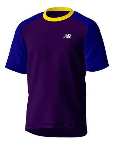 ラグラン ゲームシャツ (無地・染め生地使用) newbalance ニューバランス