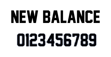 new balance フォント 15
