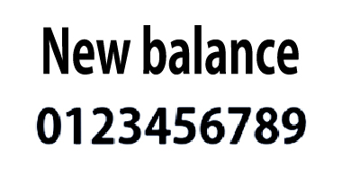 new balance フォント 16
