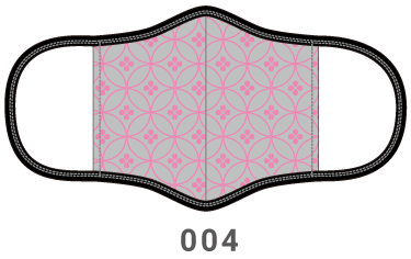オリジナルマスク 和柄 桜色